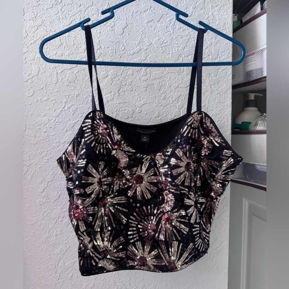 Sequined Crop Top by Marc New York